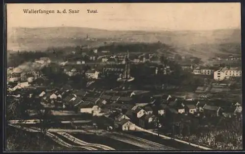 AK Wallerfangen a. d. Saar, Ansicht der Ortschaft