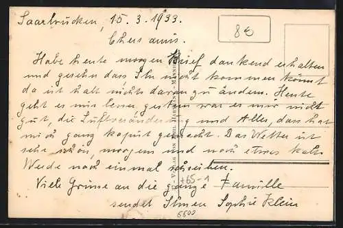 AK Saarbrücken, Hauptbahnhof