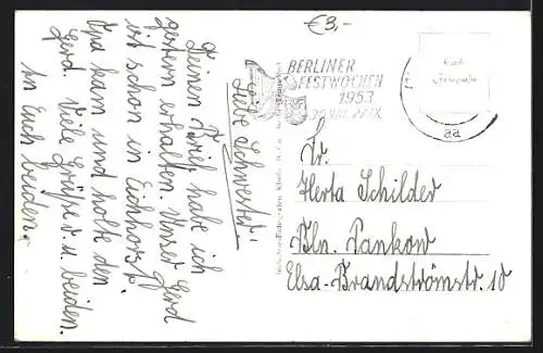 AK Berlin-Neukölln, Blick auf den Körnerpark