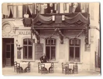 16 Fotografien unbekannter Fotograf, Ansicht Wien, Kaiser Huldigungs-Festzug 1908 zum 60 jährigen Regierungsjubiläum