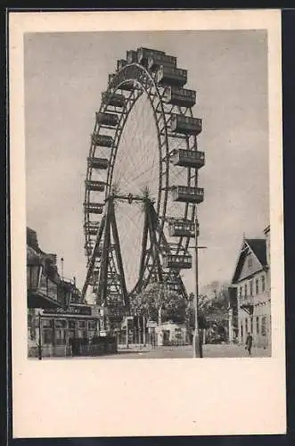 AK Wien, Prater, Partie am Riesenrad