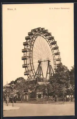 AK Wien, K. k. Prater, Riesenrad