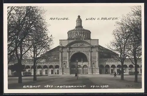 AK Wien, Die Rotunde im Prater