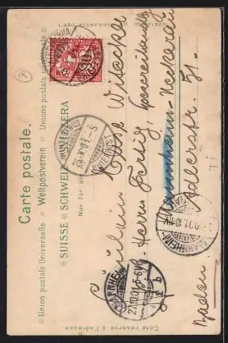 AK Tessin, Magd in Tracht