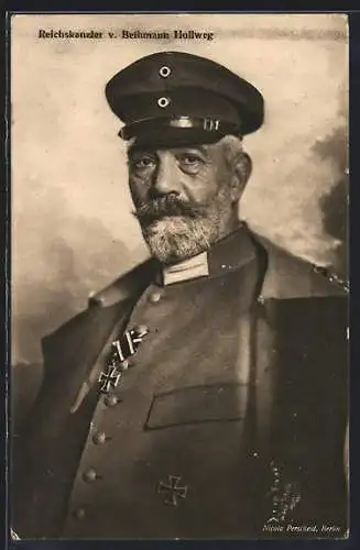 AK Portrait des Reichskanzlers von Bethmann Hollweg in Uniform