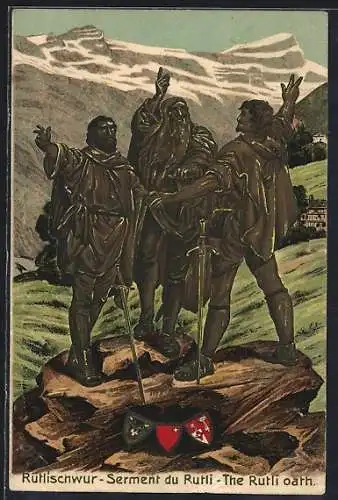 AK Rütli, Darstellung des Rütlischwurs