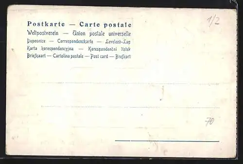 AK Briefmarkensprache, Anleitung für Postkarten-Sammler