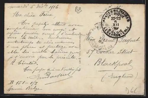 AK Oracle des Cachets de la Poste, Briefmarkensprache