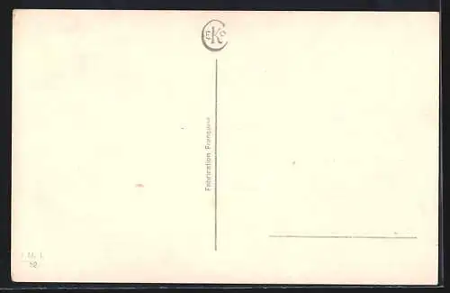 AK Le Langage des Timbres, Briefmarkensprache auf Briefumschlägen