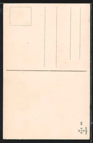 AK Betrunkener Mann wird von seiner Frau beschimpft, frauenfeindlicher Humor