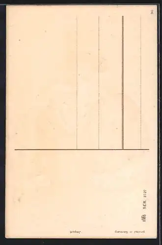 Präge-AK Mann fleht bei seiner Frau um Verzeihung, frauenfeindlicher Humor