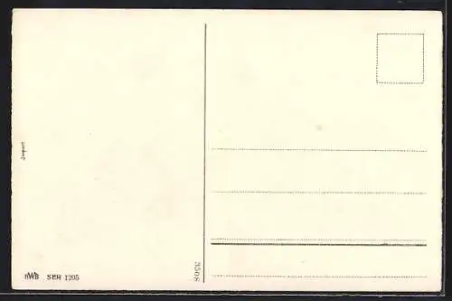 AK Zweien Frauen sind zu tief ins Tratschen versunken, frauenfeindlicher Humor