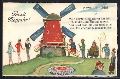 AK Altweibermühle, frauenfeindlicher Humor