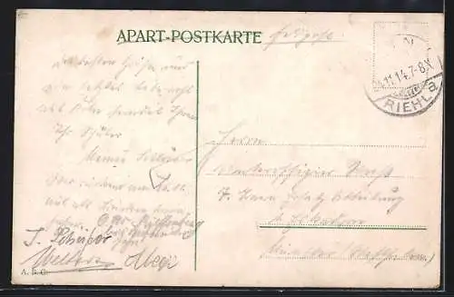 AK Köln, Stadtansicht, Stadtwappen
