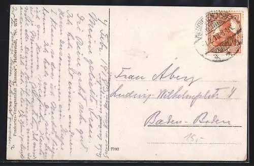 AK Neudietendorf i. Th., Partie an der Kriegsverpflegungsanstalt