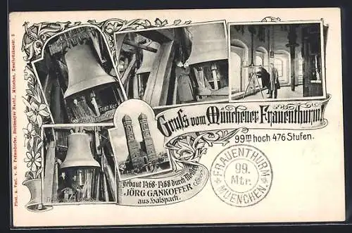 AK München, Frauenthurm, Salveglücke