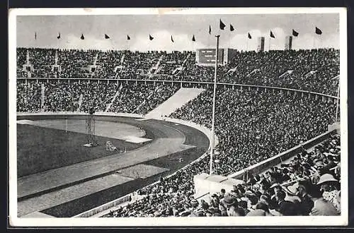 AK Berlin, Reichssportfeld mit Deutscher Kampfbahn, Olympia