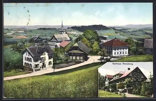 AK Menzberg, Gesamtansicht und Kurhaus Menzberg