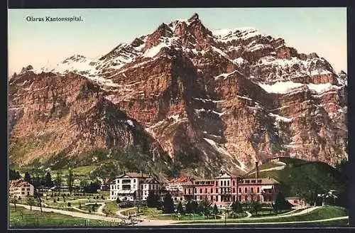AK Glarus, Blick zum Kantonsspital