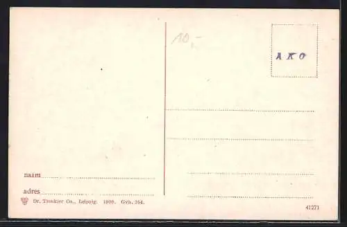 AK `s-Gravenhage, Auto vor dem National-Denkmal