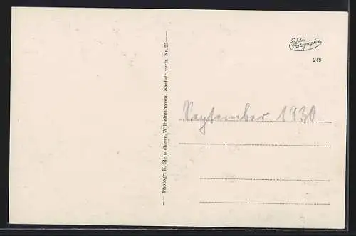 AK Rüstringen, Nordseebad, Die Burg am Meer neues Rathaus