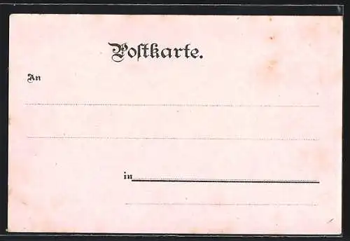 Lithographie Münster i. W., Rathaus, Regierung, Stadtweinhaus, Dom-Kirche, Prinzipal-Markt mit Lambertikirche