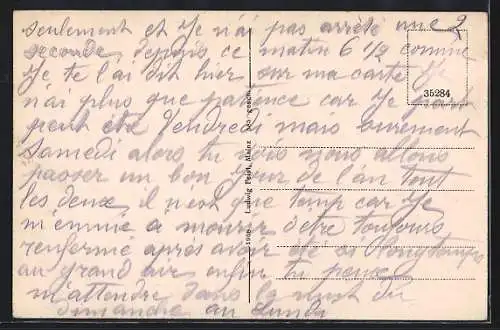 AK Mainz, Schillerstrasse mit Offizierskasino