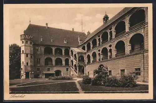 AK Landshut, Burg Trausnitz, Schlosshof