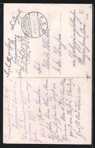 AK Donauwörth, Blick auf den Wörnitz-Graben