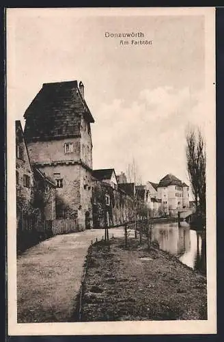 AK Donauwörth, Am Farbtörl mit Fluss
