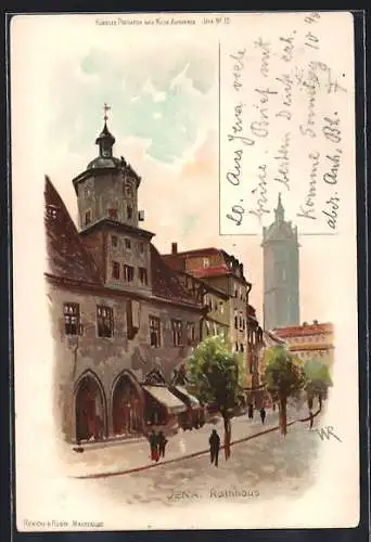 Künstler-AK Jena, Rathaus