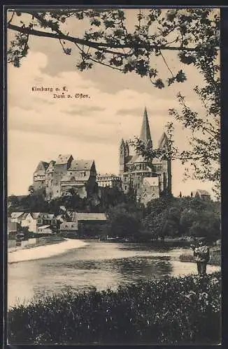 AK Limburg / Lahn, der Dom von Osten