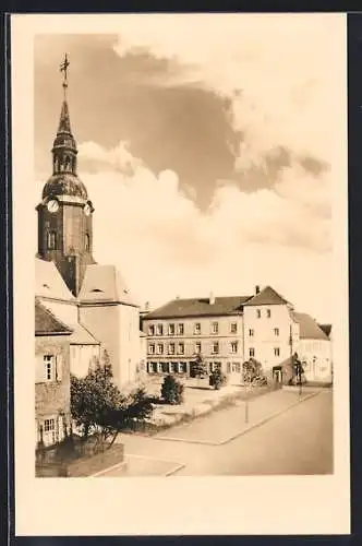 AK Bad Lausick, Strasse der Einheit