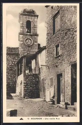 AK Gourdon, Une vieille rue