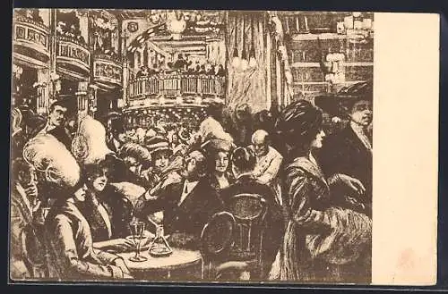 AK Berlin, Restaurant Picadilly, Potsdamer Platz, Inh. Heinrich Braun