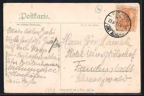 AK Sasbachwalden / Schwarzwald, Kurhaus Breitenbronnen
