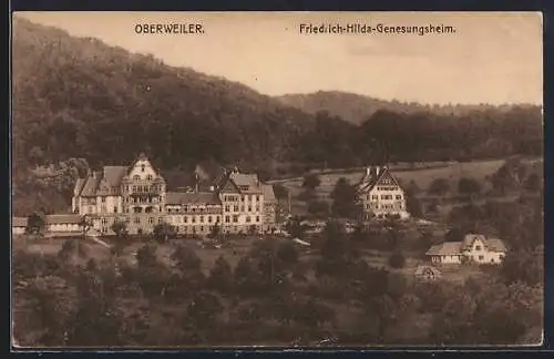 AK Oberweiler / Badenweiler, Friedrich-Hilda-Genesungsheim