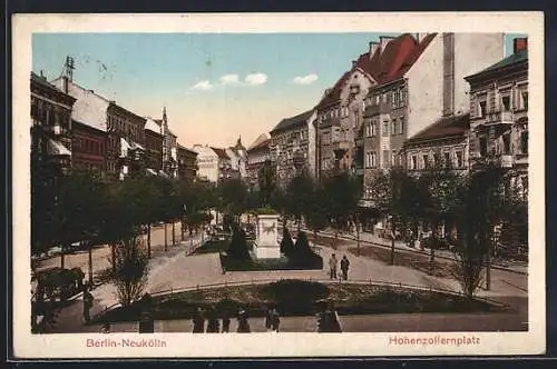 AK Berlin-Neukölln, Hohenzollernplatz aus der Vogelschau