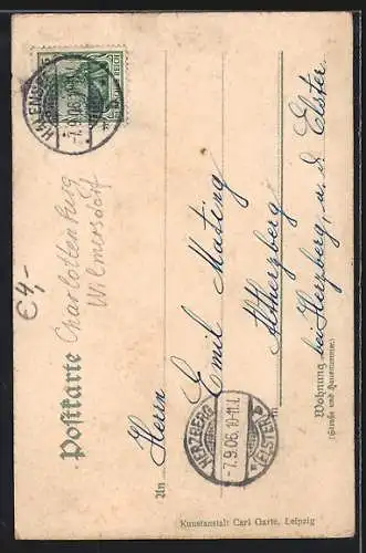 AK Grunewald, Kaiser Wilhelm-Turm auf dem Carlsberg
