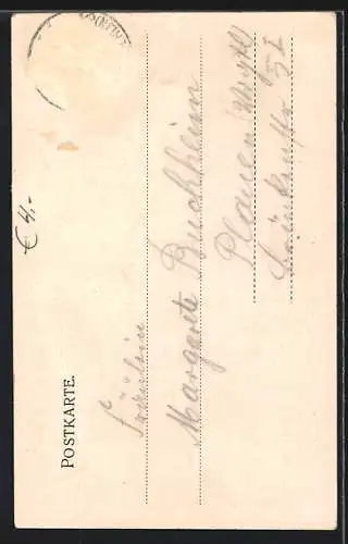 AK Berlin-Grunewald, Bismarck-Denkmal