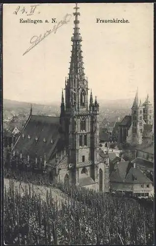AK Esslingen a. N., Ansicht der Frauenkirche