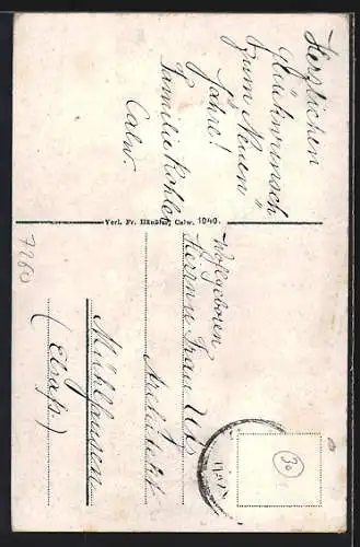 AK Calw, Partie bei der Stadtkirche