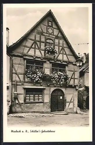 AK Marbach a. N., Schillers Geburtshaus