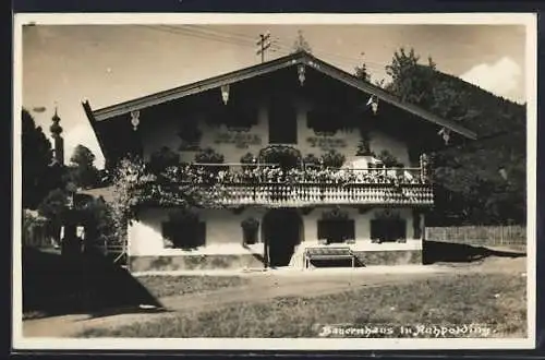 AK Ruhpolding, Gasthaus Bauernhaus