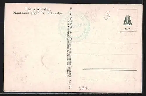 AK Schneizlreuth, Häuser am Waldrand