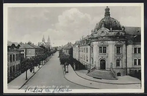 AK Landau / Pfalz, Justizgebäude am Ring der S.A.