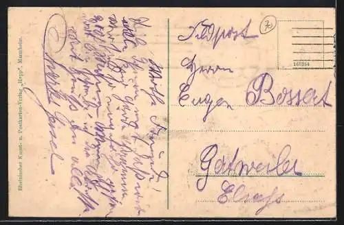 AK Germersheim / Rhein, feine Damen, Herren und Kinder in der Lilienstrasse, Zollerkaserne