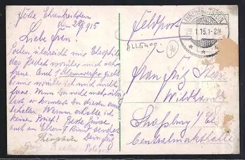 AK Koblenz, Castorkirche, Ordenshaus, Obere Löhrstrasse, Strassenbahn