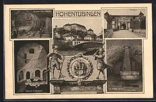 AK Tübingen, Schlossportal, Das grosse Fass im Schlosskeller, Fehmgericht