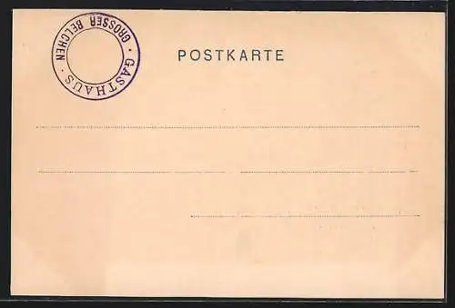 AK Gebweiler, Belchen, Gasthof Belchenkopf im Schnee, Schlumberger-Brunnen am Judenhutplan